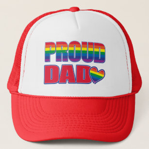 Proud Dad - Gay Pride Trucker Hat