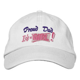 Proud Dad - Girl Embroidered Hat