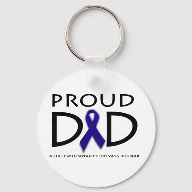 Proud Dad Key Ring (Front)