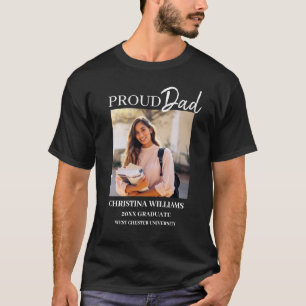 Proud Dad of 2024 Graduate Personalised Photo T-Shirt