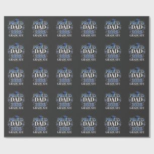 Proud Dad of a 2026 Graduation Fathers Day Wrapping Paper