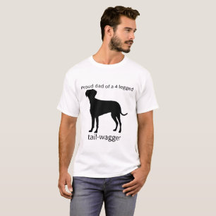 Proud dad of a 4 legged tail wagger T-Shirt