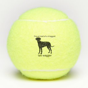 Proud dad of a 4 Legged tail wagger Tennis Balls