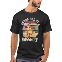 Proud Dad of a Basshole Basset Hound T-Shirt