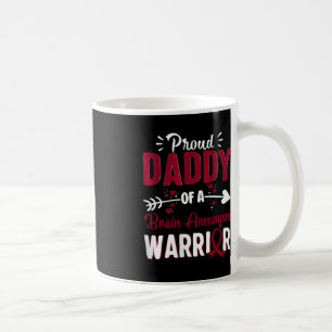 Proud Dad Of A Brain Aneurysm Warrior Month Burgun Coffee Mug