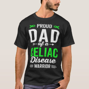 Proud Dad of a Celiac Disease Warrior Survivor Awa T-Shirt