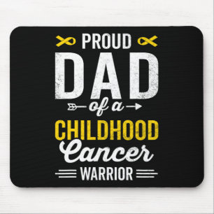 Proud Dad of a Childhood Cancer Warrior Survivor A Mouse Mat