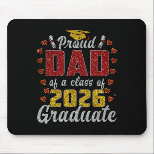Proud Dad Of A Cl Of 2026 Graduate Shirt Senior 26 Mouse Mat