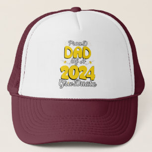  Proud Dad of a Class of 2024 Graduate Trucker Hat