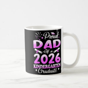 Proud dad of a class of 2026 graduate floral mothe coffee mug