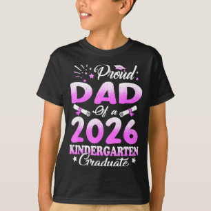 Proud dad of a class of 2026 graduate floral mothe T-Shirt