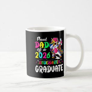 Proud dad of a class of 2026 pre-k graduate unicor coffee mug