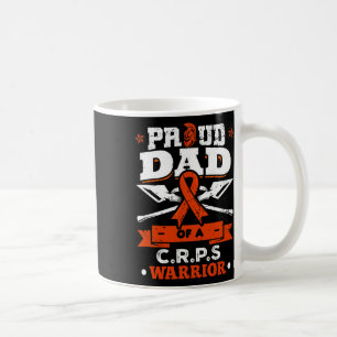 Proud Dad Of A Crps Warrior Month Orange Ribbon Coffee Mug