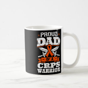 Proud Dad Of A Crps Warrior Rsd Awareness Ribbon R Coffee Mug