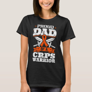 Proud Dad Of A CRPS Warrior RSD Awareness Ribbon R T-Shirt