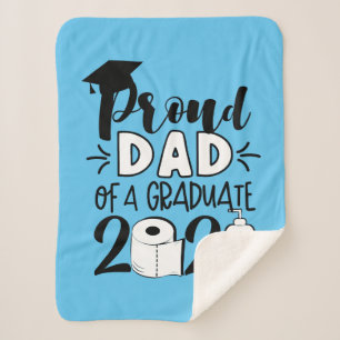Proud Dad of a Graduate - 2021 Sherpa Blanket
