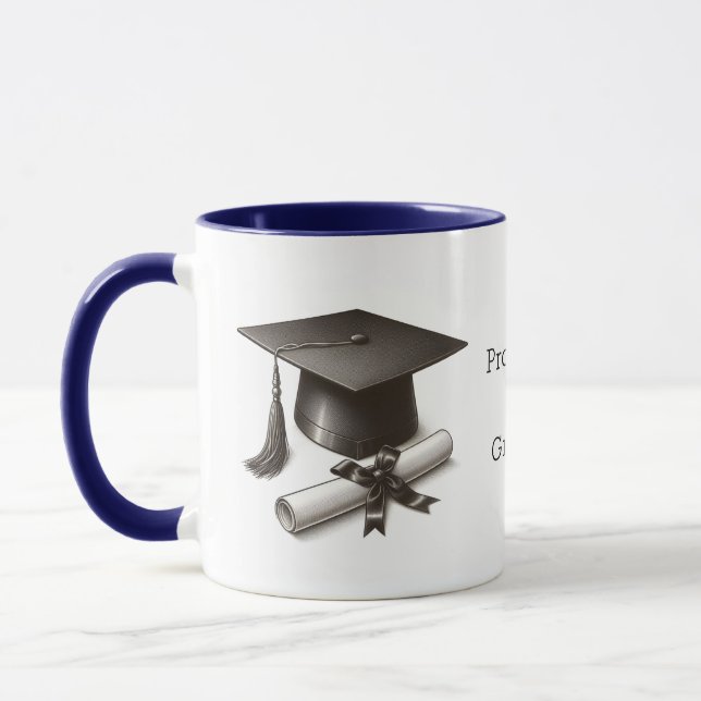 Proud Dad of a Graduate Mug (Left)