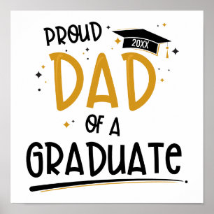 Proud Dad of a Graduate Poster