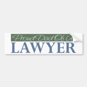 Proud Dad Of A Lawyer Bumper Sticker