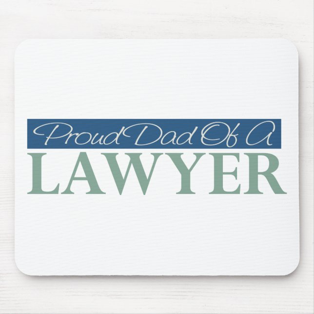 Proud Dad Of A Lawyer Mouse Mat (Front)