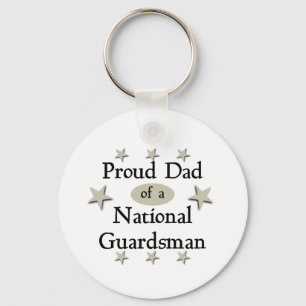 Proud Dad of a National Guardsman Key Ring