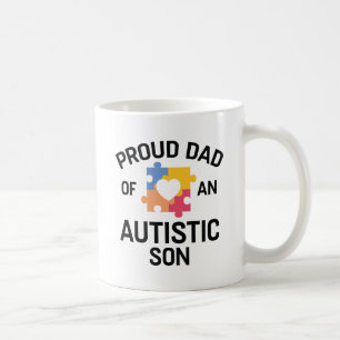 Proud Dad Of An Autistic Son Coffee Mug