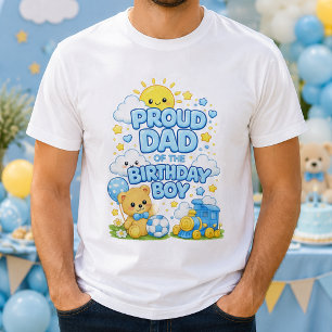 Proud Dad of the Birthday Boy Mens T-Shirt