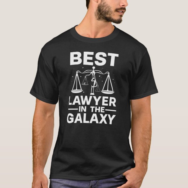 Proud Dad(or Mum)of the Best Lawyer in the Galaxy T-Shirt (Front)