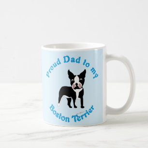 Proud Dad to a Boston Terrier Coffee Mug