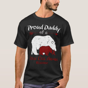 Proud Daddy Bear Sickle Cell Anaemia Awareness T-Shirt