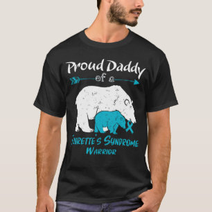 Proud Daddy Bear Tourette's Syndrome Awareness T-Shirt