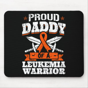 Proud Daddy Of A Leukaemia Warrior Dad Awareness B Mouse Mat
