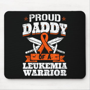 Proud Daddy Of A Leukaemia Warrior Dad Awareness B Mouse Mat