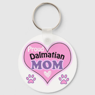 Proud Dalmatian Mum Key Ring