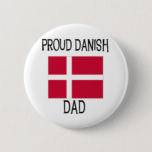 Proud Danish Dad 6 Cm Round Badge