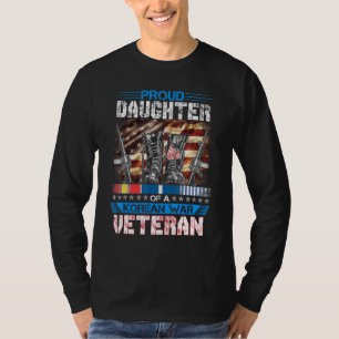 Proud Daughter Of A Korean War Veteran Korean War T-Shirt