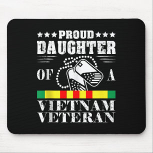 Proud Daughter Of A Vietnam Veteran Memorial Day Mouse Mat