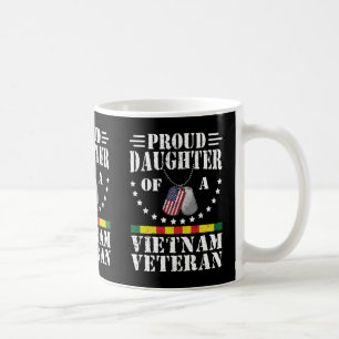 Proud Daughter Of A Vietnam Veteran Patriotic Gift Coffee Mug