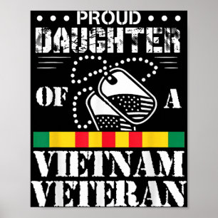 Proud Daughter Of A Vietnam Veteran  Poster