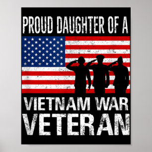 Proud Daughter Of A Vietnam War Veteran Poster