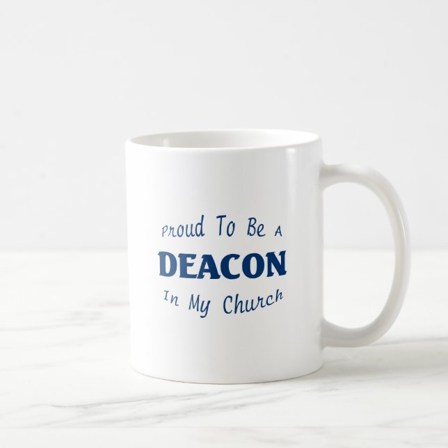 PROUD DEACON CHURCH LT COFFEE MUG (Right)