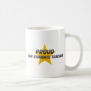 Proud Deaf Students Teacher Coffee Mug