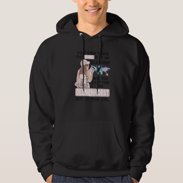 Proud Delmenhorst Girl - Cool Girl from Delmenhors Hoodie (Front)