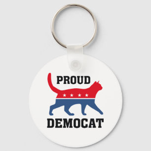 Proud Democat Key Ring