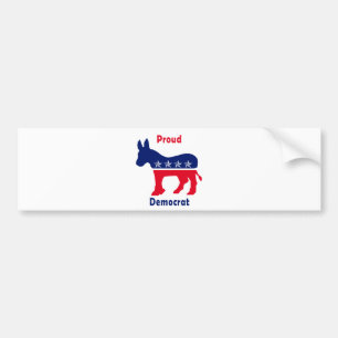Proud Democrat Bumper Sticker