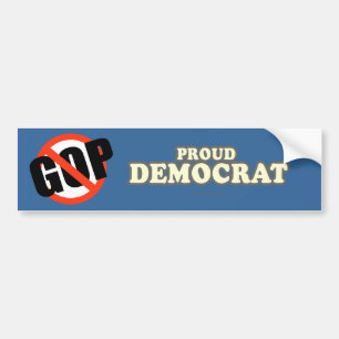 Proud Democrat Bumper Sticker