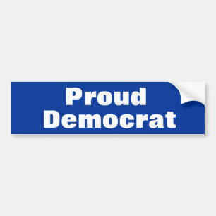 Proud Democrat Bumper Sticker
