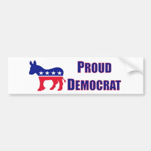 Proud Democrat Bumper Sticker