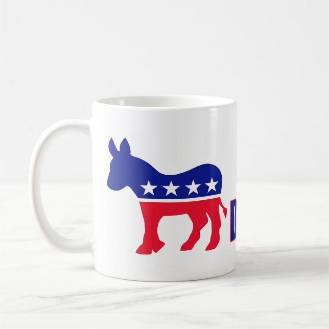 Proud Democrat Coffee Mug (Left)