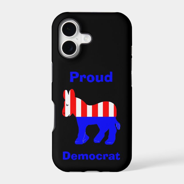 Proud Democrat Donkey (Back)